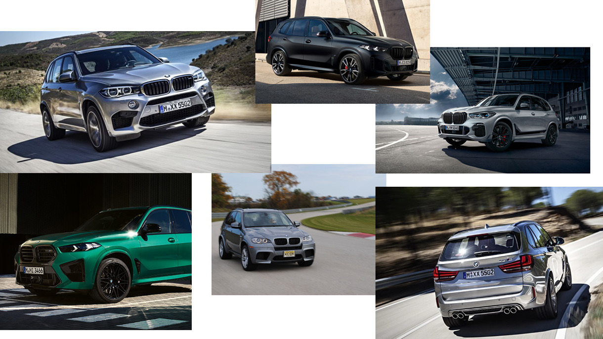 Billedecollage BMW X5 M