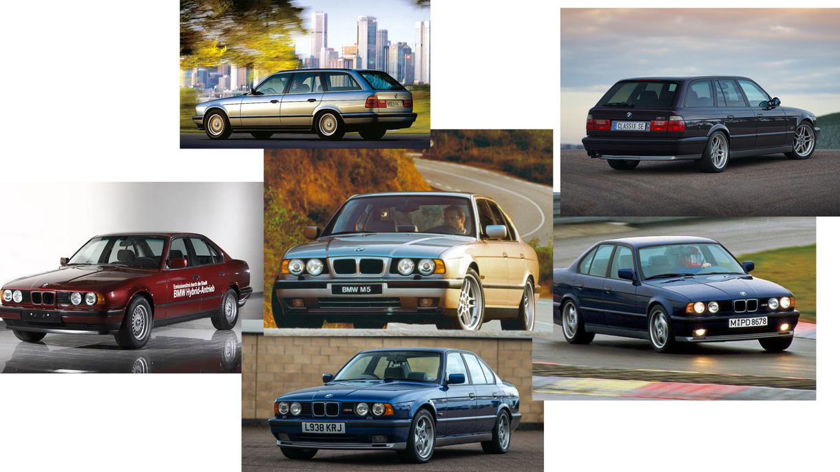 Billedecollage 3. generation BMW 5-serie 