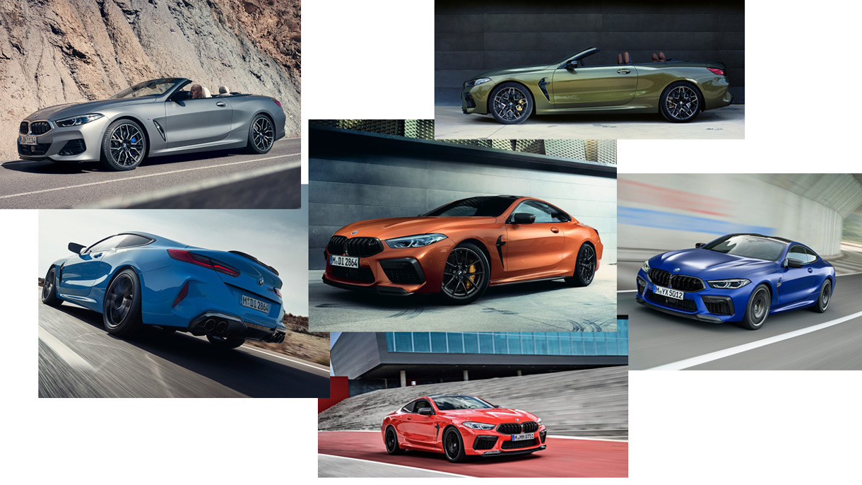 Billedecollage BMW M8