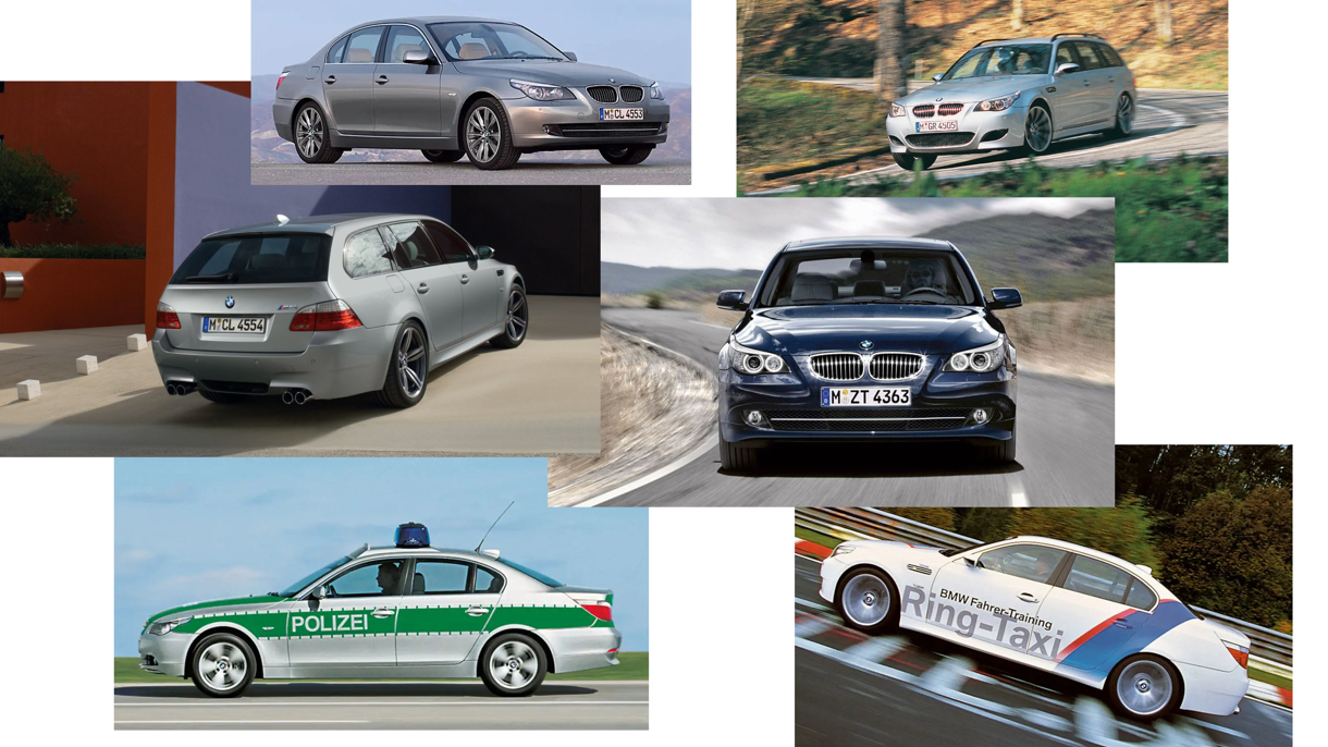 Billedecollage 5. generation BMW 5-serie 