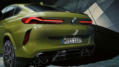 Bagenden af BMW X6 M