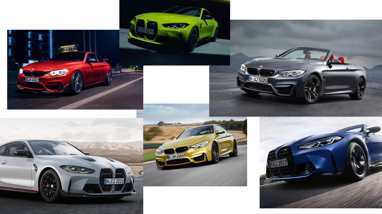 Billedecollage BMW M4