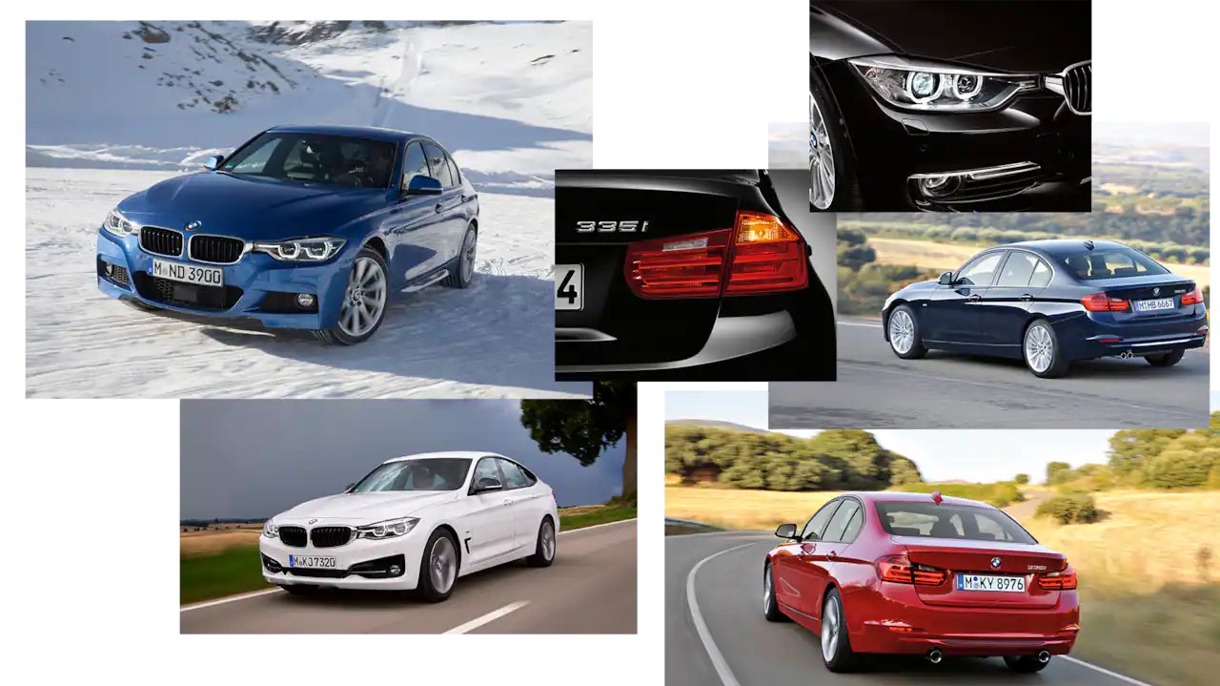 Billedecollage af 6. generation BMW 3-serie 