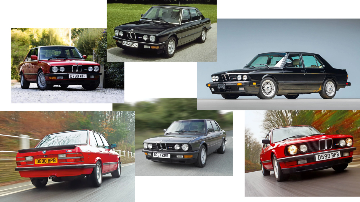 Billedecollage 2. generation BMW 5-serie 