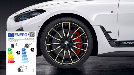 Sommerkomplethjul 20” style 868M i gold